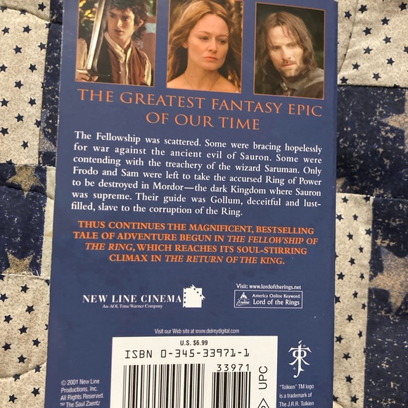3 books by JRR Tolkien. Fellowship of the ring, two towers return of the king - Picture 3 of 13